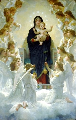 William-Adolphe Bouguereau - The Virgin With Angels