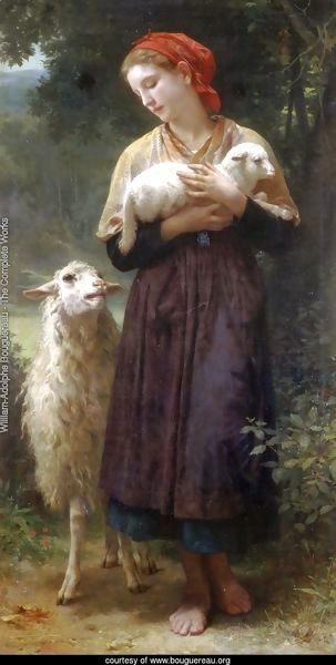 The Shepherdess 1873 165.1x87.6cm