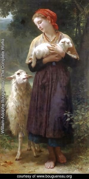 William-Adolphe Bouguereau - The Shepherdess 1873 165.1x87.6cm