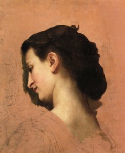 Study of a Young Girl's Head