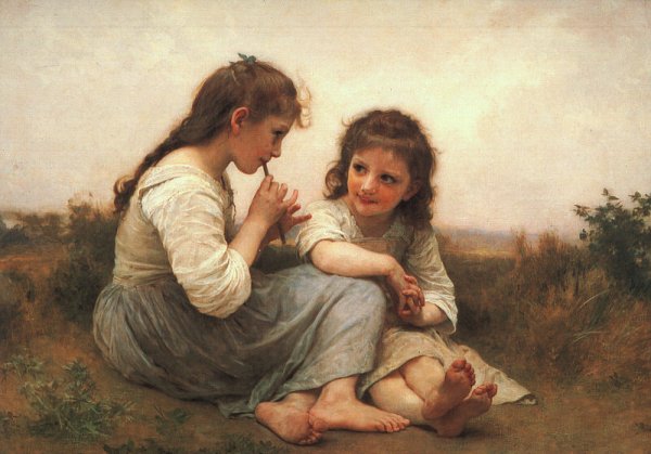 Two Girls (Childhood Idyll) 1900