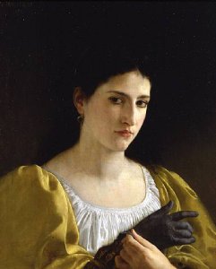 Lady with Glove