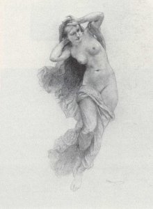 Sketch of a Young Woman [detail]