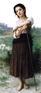 Jeune Bergère Debout (Young Shepherdess Standing)