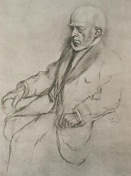 Portrait of Adolf von Menzel (1815-1905), 1902