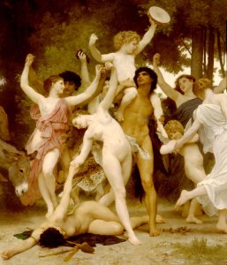 La Jeunesse de Bacchus [detail: centre] (The Youth of Bacchus)