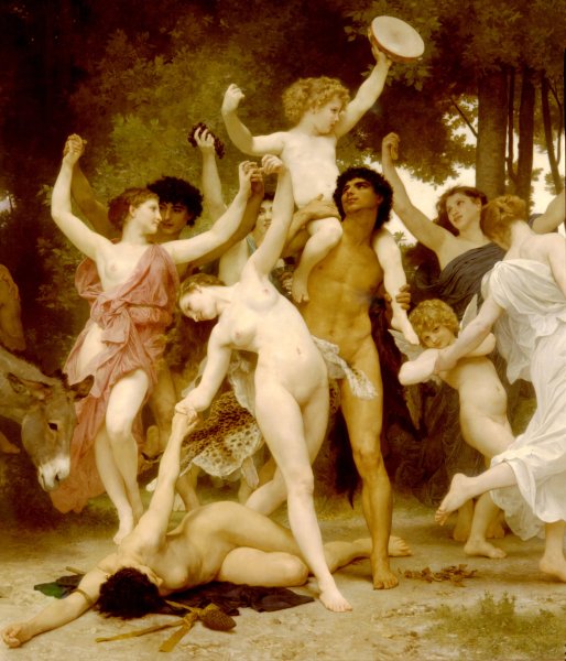 La Jeunesse de Bacchus [detail: centre] (The Youth of Bacchus)